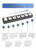USB 6-Key Mini Office Keyboard: Custom Cut, Copy, Paste, Select All, Save