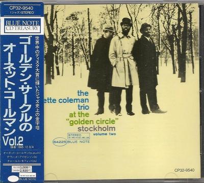 CD ORNETTE COLEMAN - At The "Golden Circle" Stockholm -  CP329540 Blue Note 1987 Japan Jazz Used