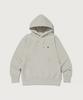 Reverse Weave Blu-Tack Loose Fit Fleece Hoodie Cream