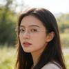 Rimless Gold Wire Myopia Glasses: Color-Changing, Photochromic, Ultra-Light, Blue Light Blocking – Stylish Internet Celebrity Design.