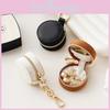 Elegant Leather Jewelry Box With Zipper For Rings And Earrings Storage Perfect For Travel And Gift Giving
