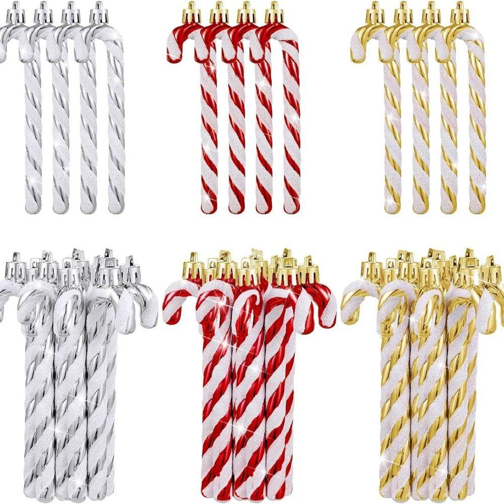 Glitter Christmas Tree Decorations Bows DIY Ornaments Christmas Party Decor Bowknot Design Hanging Decorations Kids Decoration