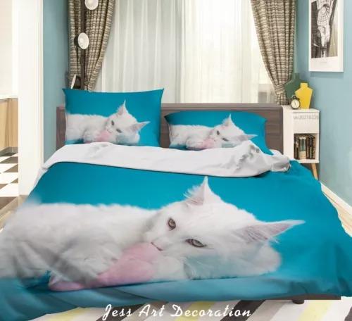 

Comforter Sphinx Cat Bedding Decoration With Sphynx Cat Pattern Suitable For Children Kids And Adults Soft And Breathable Comforter (quilt)-EU Single(135*200cm)3pcs