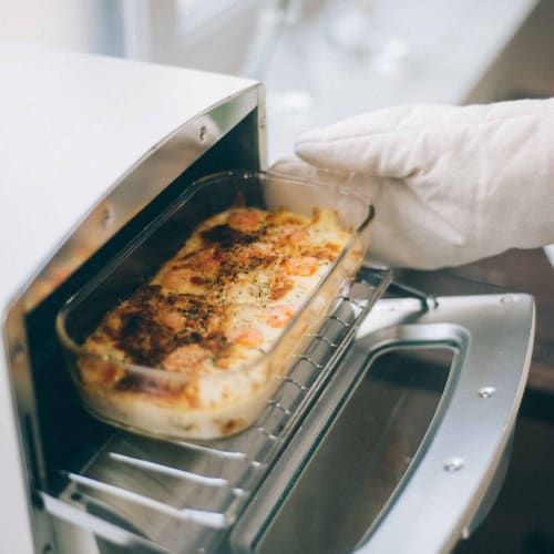 HARIO Made In Japan Heat-resistant Glass Storage Container Square 1400ml BUONO Kitchen KSTL-140-TW Clear