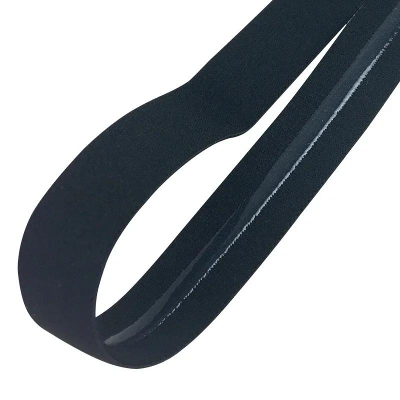 Non Slip Stretch Elastic Sweatband Unisex Men Women Sports Headband Sweatband Solid Color Gym Running Yoga Hair Bands Silicone