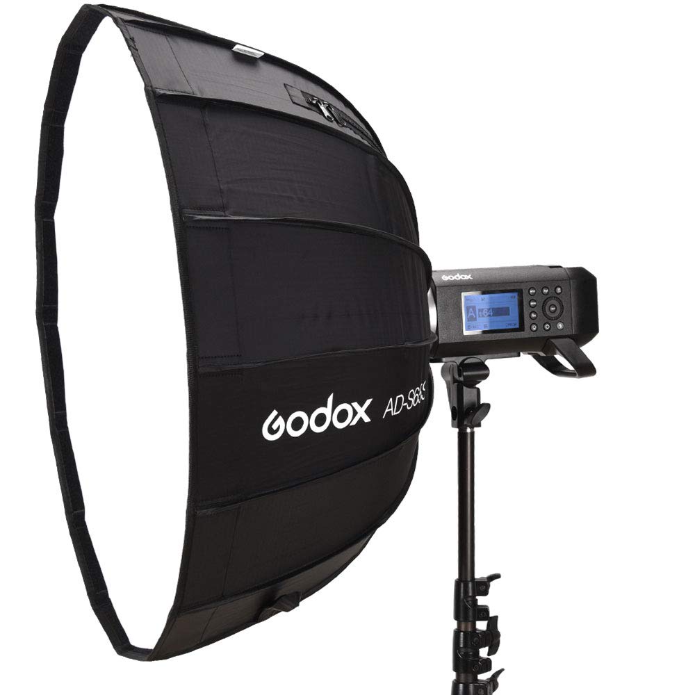 Godox Portable Softbox Godox Mount for AD400ProAD300Pro Flash Monolight AD-S65S 25.6inch/65cm