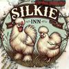 Vintage The Silkie Inn Round Tin Sign D Flat Printing Chicken Themed Metal Wall Plaque Farmhouse Decor for Kitchen Bar Home