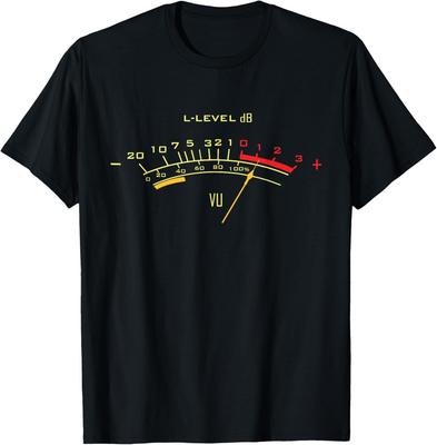 VU Meter T Shirt Sound Engineer, Analog TShirt T-Shirt Unisex T-Shirt