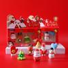 Christmas Erasers Gift Set Students Stationery School Supplies Cute Cartoon Erasers Gifts
