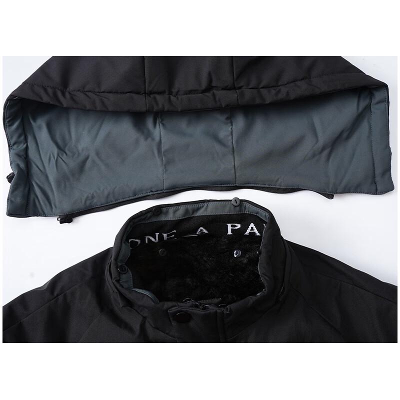 ROMON Men's Hooded Winter Cotton Jacket