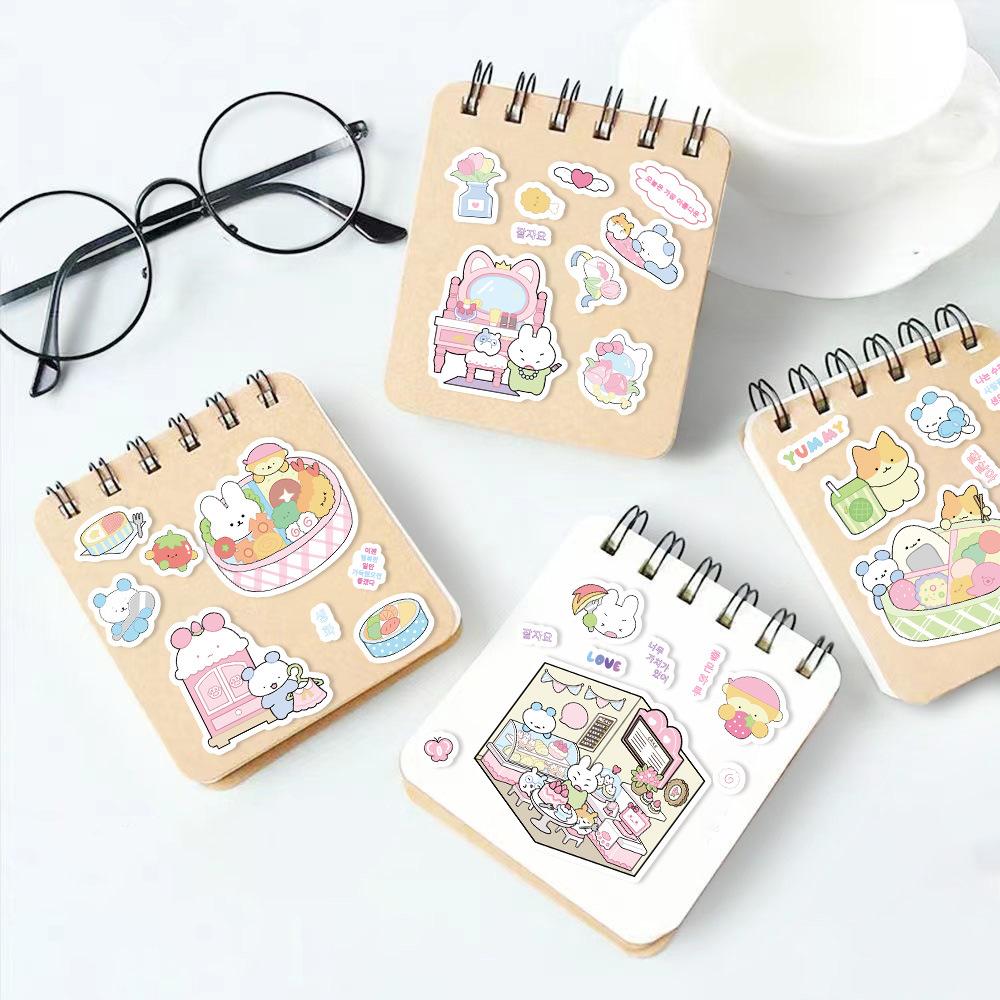8 Cartoon Spring Travel Collage Hand-on DIY Guka Hand Account Mobile Phone Case Laptop Decoration Waterproof