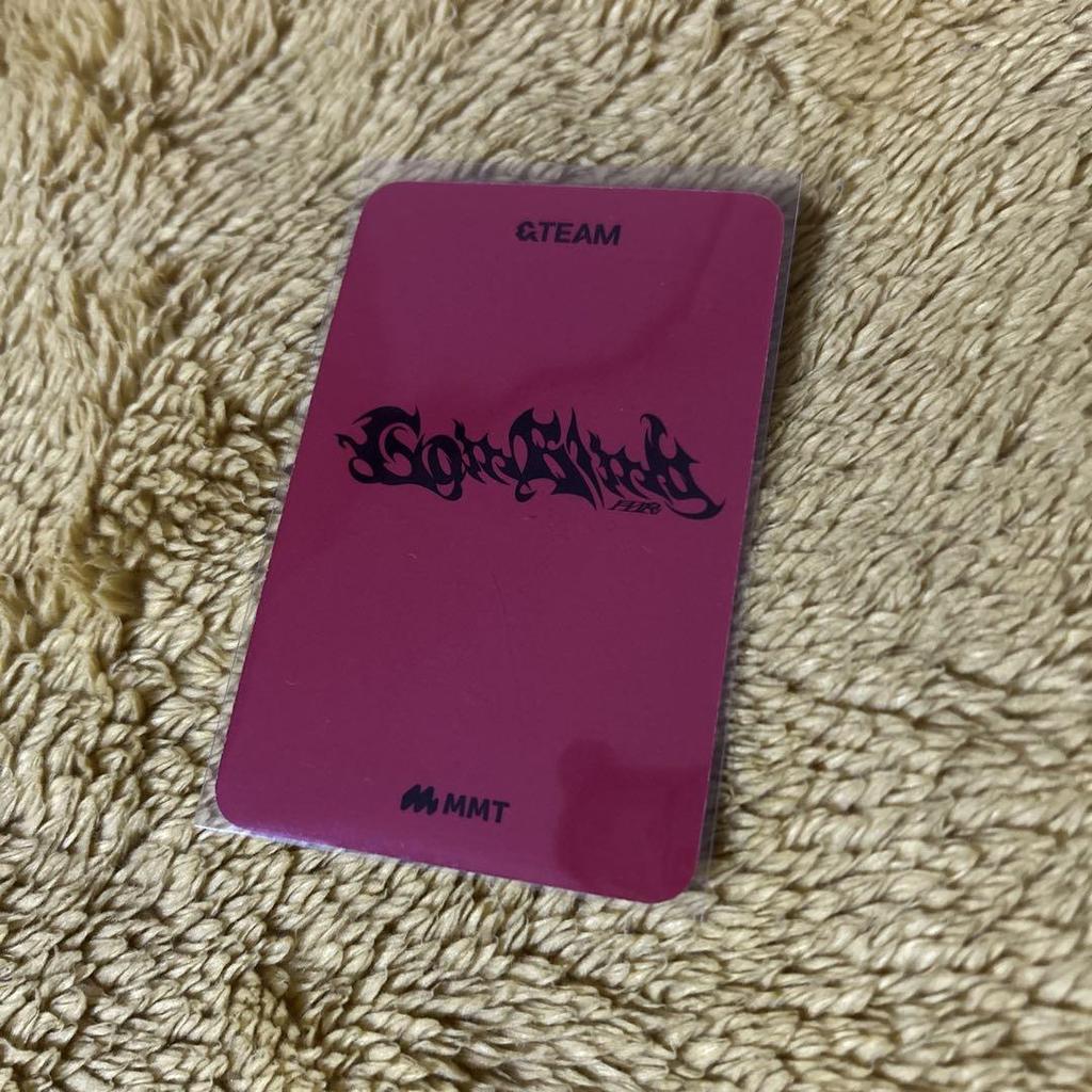 [USED] &TEAM NICHOLAS Moon Wolf MMT Trading Card Lakidro Korea Nicholas