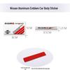 Nissan Sylphy, Qashqai, Teana, X-Trail, Kicks Nismo Aluminiowa Naklejka Samochodowa