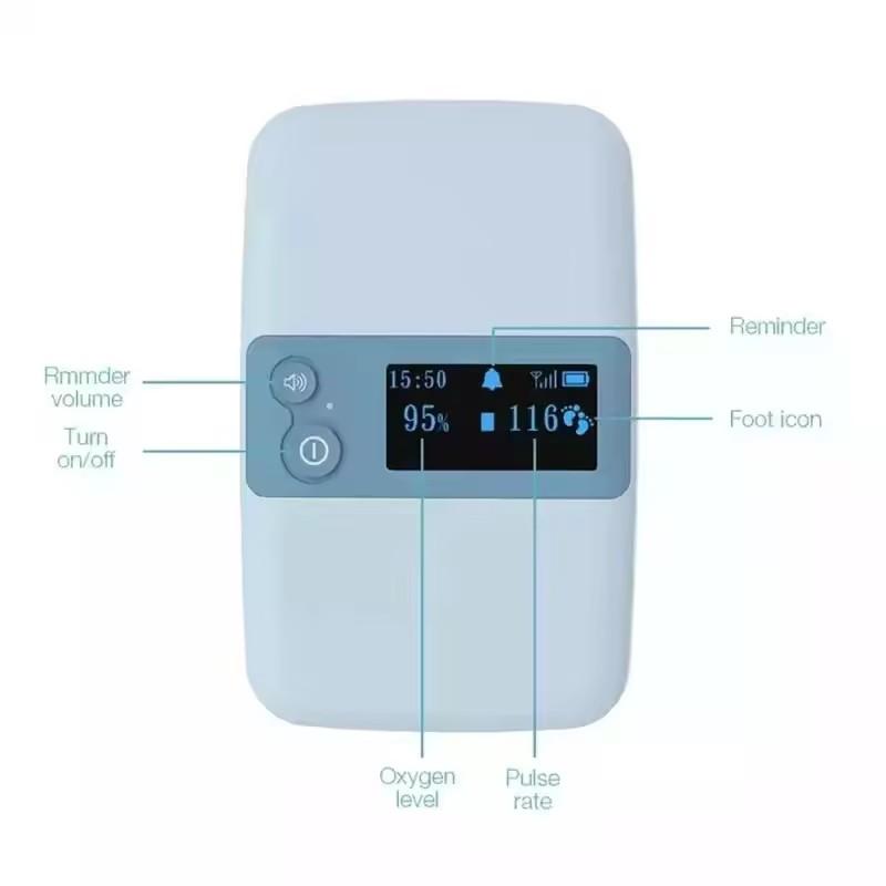 Home blood oxygen monitor for infants and young children