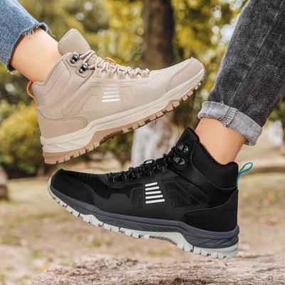 Unisex High-Top Wasserabweisende Mesh Sportschuhe - Rutschfest, Abriebfest für Herbst/Winter Wandern & Outdoor-Aktivitäten