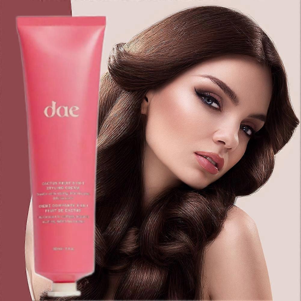 Crema de peinado 3 en 1 para rizos, crema capilar multifuncional para rizos naturales, control del encrespamiento y fijación duradera, 150 ml.