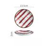 Japanese Sushi Plate Ceramic Dish for Restaurant Commercial Use Sashimi Salmon Appetizer Round Tray