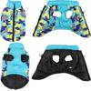 Winter Small Dog Jacket Waterproof Printed Puppy Cloth Camouflage Pet Padded Overalls D-ring Sleeveless Dog Vest Coat for Cats