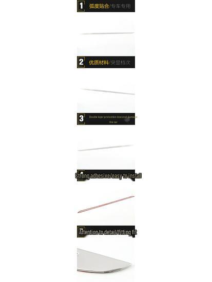 Roewe 360 Stainless Steel Tailgate Trim and Anti-Scratch Bright Strip Accessory