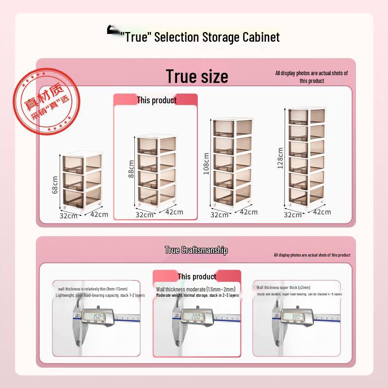 JEKO&JEKO Multi-Layer Drawer Storage Cabinet