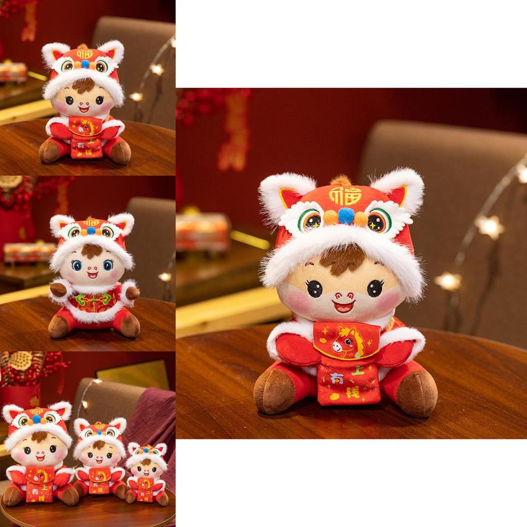 Traditionelles Pferde-Plüschtier mit weichem Kurzplüsch für Kinder und Sammler