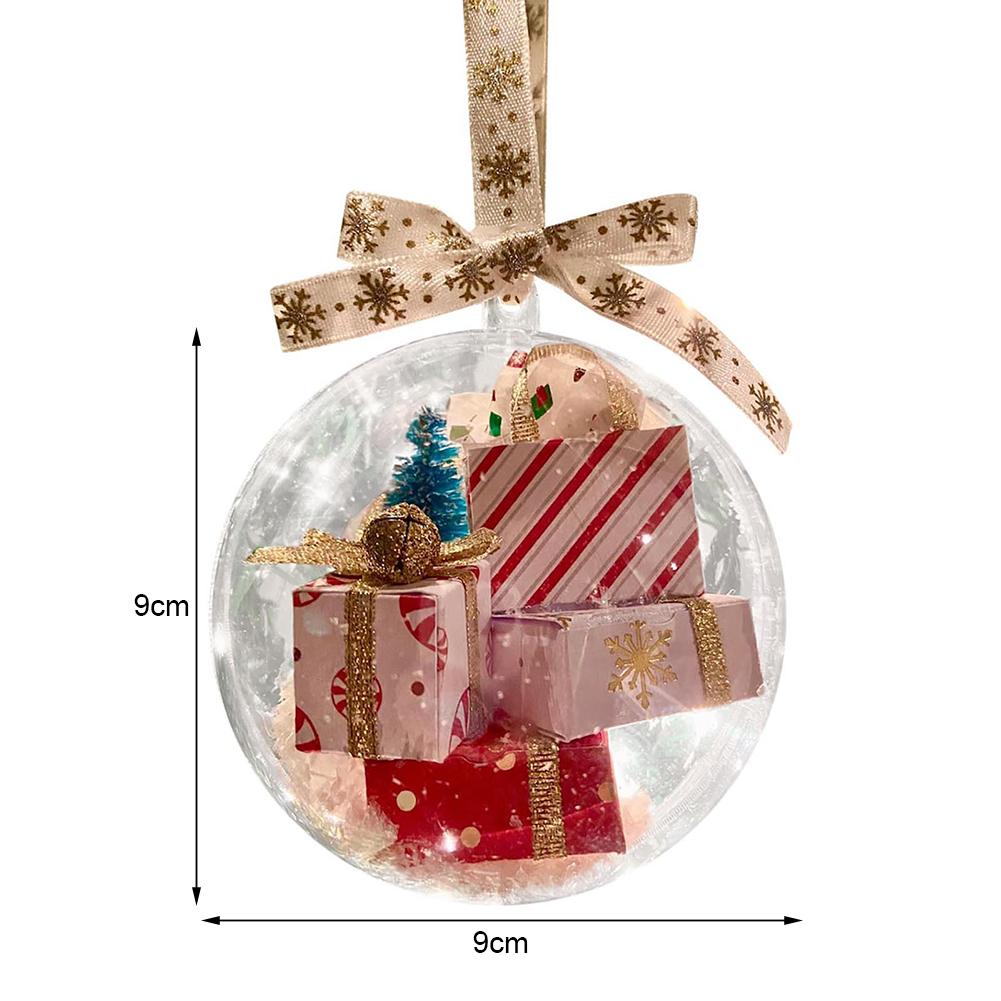 Christmas Tree Ornament Universal Festival Ball Exquisite Fashionable Pendant Transparent Popular Hanging Decroation For Home
