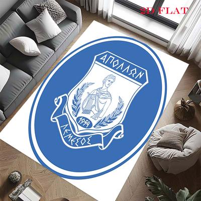 Apollon Limassol FC Carpet Rug for Living Room Bedroom Home Sofa Decoration,Kids Play Nonslip Floor Mat