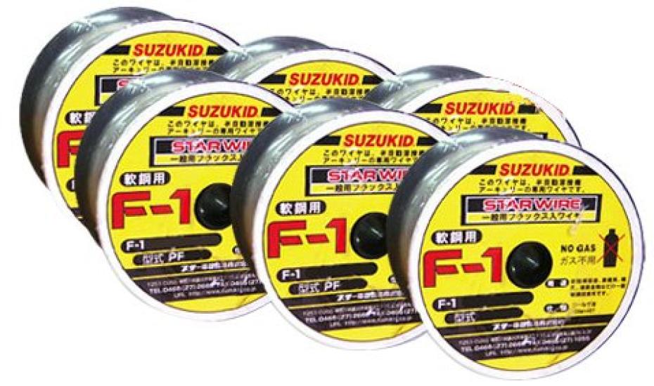 

Star Electric Wire for Welders x Flux-Cored Non-Gas (0.8mm Diameter) 6-Pack (PF-01)