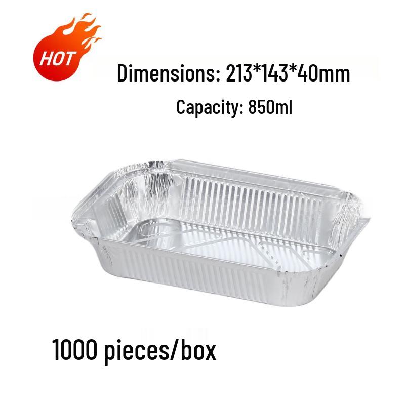 Handun Thickened Disposable Aluminum Foil Rectangular Containers