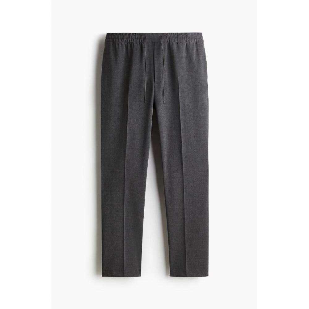 H M Tailored Jogger Pants sliM Fit Dark Grey