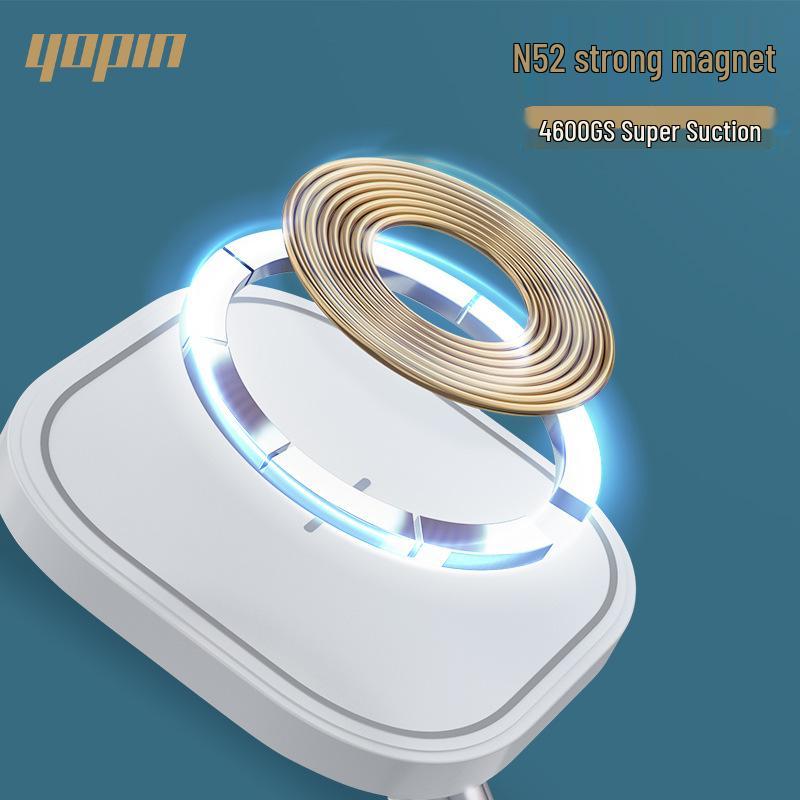 Magnetic Wireless Charging Phone Holder: Multifunctional 2-in-1 15W Fast Charger for Apple 14