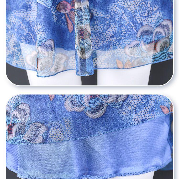 Women's Plus Size Blouse Summer Stretch Print Mesh Blouse Oversized Shirt Short Sleeved Loose  Blouse Top