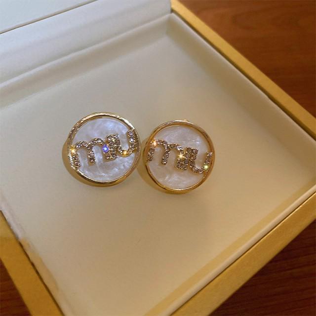 S925 Silver Needle Pearl Stud Earrings for Women