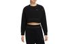 Nike Sweatshirts Women's Black Crew Neck Moderate Regular CU6094-010