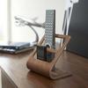 Desktop Coffee Table Storage Rack Home Living Room Multifunctional Remote Control Rack Universal Curved Wood Bracket Remote rack