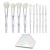HAMILO Makeup Brush Set Includes a Dedicated Pouch and Foundation Brushes (10 Brushes) - (Aurora)
