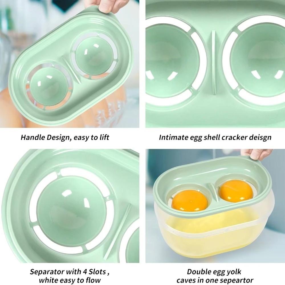 Filter Function Egg White Separator Plastic Egg Filter Yolk Separator  Culinary Accessories