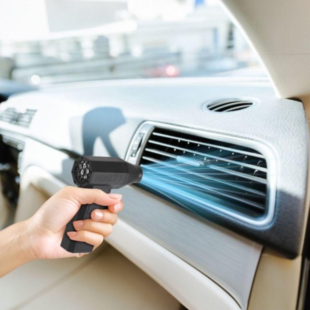 130000RPM Mini Turbo Jet Fan 4000mAh Brushless Motor Electric Air Duster Rechargeable Multifunctional Handheld Violent Fan