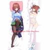 Dakimakura Anime Miku Nakano Kissenbezug, doppelseitiger Druck, lebensgroß, hochwertiger 2-Wege-Kissenbezug, Otaku-Geschenke