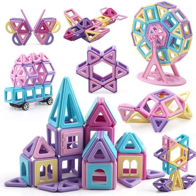 AOMIKS Magnetic Building Block Educational 3D Building Blocks for Elementary and A Great Gift for Baby Kindergarten Entrance and Includes Japanese