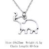 Vintage Animal Pendant Necklace Cat Animal Charm Necklaces Forest Ocean Western Jewelry Gift For Making DIY
