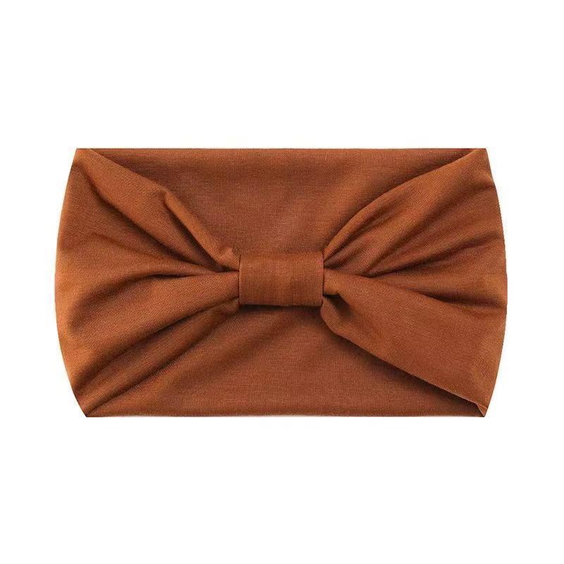 Solid Color Elastic Sport & Yoga Headband - Sweat-Absorbing Wide Edge Hair Tie & Fashion Accessory