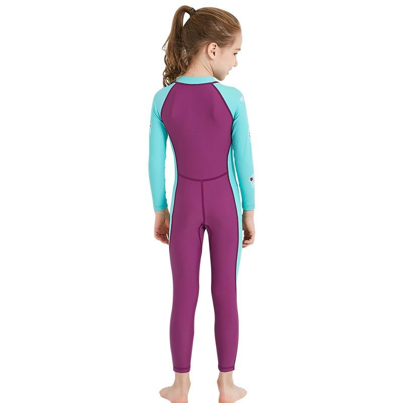 Kids Full-Body UV Protection Dive Suit Snorkeling Swimming Water Sports Quick-Dry Lycra Rash Guard Unisex
