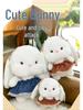 Entzückendes Cartoon-Kaninchen-Plüschtier - Niedliche Baby-Schmusepuppe & Geburtstagsgeschenk