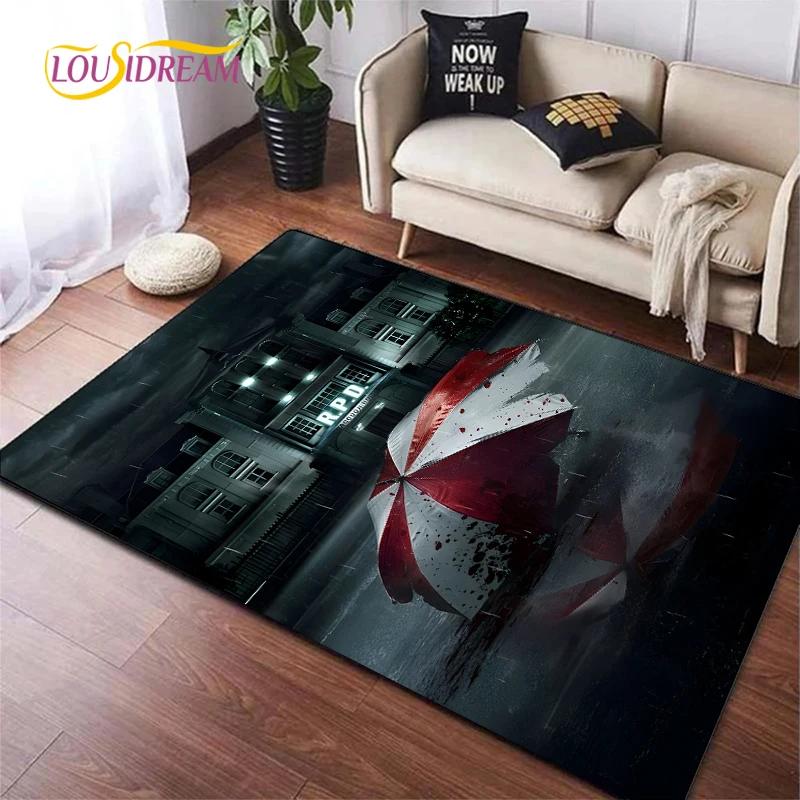 Alfombra de césped artificial para paraguas de moda para sala de estar, dormitorio, alfombras de área, alfombrilla antideslizante para puerta de cocina, alfombra, regalo de cumpleaños