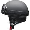 LEAD Motorcycle Helmet Half CR-750 Vintage Matte Black Free Under 57~60cm