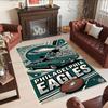 Philadelphia Eagles Customizable Name Area Rug Perfect For Outdoor Living Rooms Study Room Hallway Antislip Rug Decorate Offices