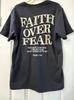 Camiseta Cristiana Fe Sobre Miedo Salmo 118:Camiseta con Estampado Trasero de 6 Versículos Bíblicos