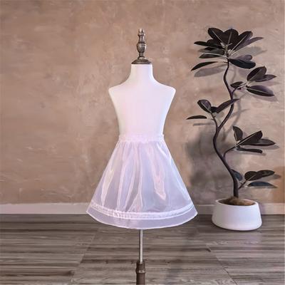 Girls 30cm Crinoline Petticoat With Steel Hoops For Weddings Parties And Special Occasion