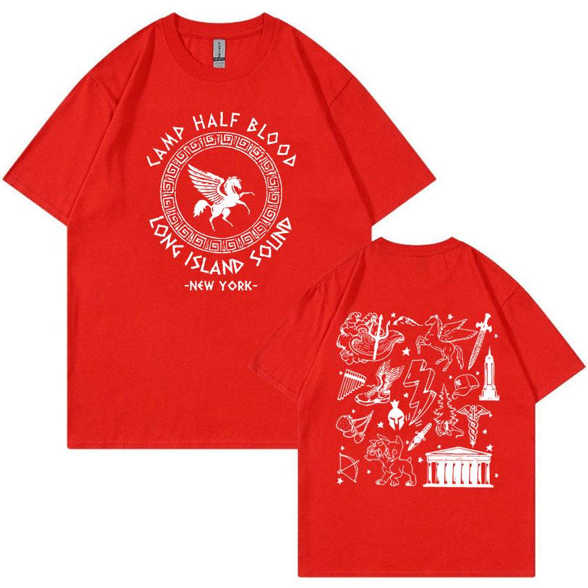 Camp Half Blood Percy Jackson T Shirt Long Island Sound Print Graphic Tshirts Men Women Casual Fashion Oversized Cotton Tshirt